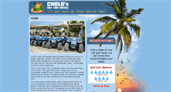Desktop Screenshot of choloscartrentals.com